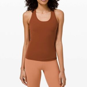 Lululemon Cool Racerback Shorter Length 
Dark Terracotta / Size 6